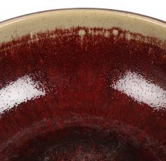 Rolf Palm Studio Ceramic Bowl in Oxblood Glaze by Rpolf Palm - 2951271