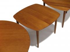 Rolf Rastad Adolf Relling for Gustav Bahus Solid Teak Coffee Tables - 4315707