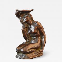 Roman Bronze Works Nude with Lily Pad Roman Bronze Works USA bronze 1904 - 1753718