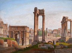 Roman Micromosaic of The Roman Forum - 4398380