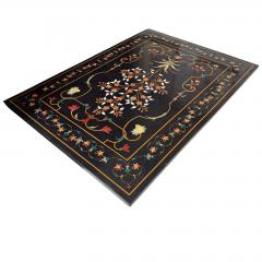 Roman Pietra Dura Inlaid Marble Table Stone Putti Base - 4707410