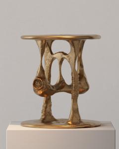 Roman Plyus Unique Bronze Bone Side Table by Plyus Furniture - 4619679