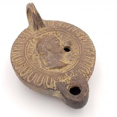 Roman Pottery Oil Lamp Possibly Ancient Italy - 3447663