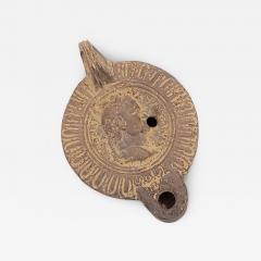 Roman Pottery Oil Lamp Possibly Ancient Italy - 3448284