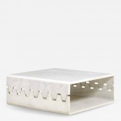 Romano Dal Ri and Cristina Treu Carrara Marble Coffee Table - 4796200
