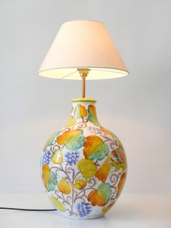 Romano Innocenti Large Mid Century Modern Ceramic Table Lamp by Romano Innocenti Italy 1960s - 3648151