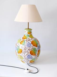 Romano Innocenti Large Mid Century Modern Ceramic Table Lamp by Romano Innocenti Italy 1960s - 3648159