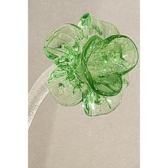 Romantic Floreal C Rezzonico Murano Glass Wall Sconce With Silver Leaf - 4349987