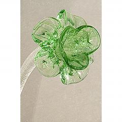 Romantic Floreal C Rezzonico Murano Glass Wall Sconce With Silver Leaf - 4602621