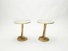 Romeo Paris Pair of Romeo Paris resin ostrich legs gueridon tables 1970s - 1959297