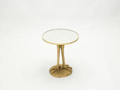 Romeo Paris Pair of Romeo Paris resin ostrich legs gueridon tables 1970s - 1959321