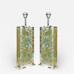 Romeo Paris Pair of resin lamps - 728347