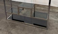 Romeo Rega Romeo Rega Chrome and Brass tag re Library Italy 1970s - 4498483