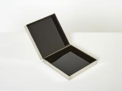 Romeo Rega Romeo Rega Italian chrome brass jewellery box 1970 - 2753571