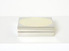 Romeo Rega Romeo Rega Italian chrome brass jewellery box 1970 - 2753573