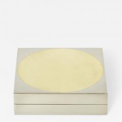 Romeo Rega Romeo Rega Italian chrome brass jewellery box 1970 - 2766035