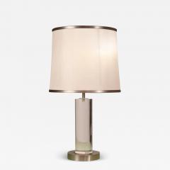 Romeo Rega Romeo Rega Table Lamp in Lucite and Nickel - 3291931