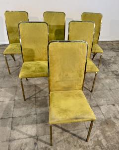 Romeo Rega Set of Six Dining Chairs attributed to Romeo Rega Italy 1970s - 4453887
