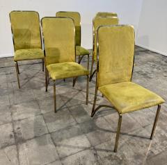 Romeo Rega Set of Six Dining Chairs attributed to Romeo Rega Italy 1970s - 4453888
