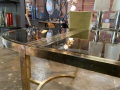 Romeo Rega Versatile Brass Oval or Round Dining Table by Romeo Rega 1970 - 1706485