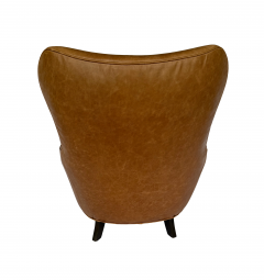 Romi Mini Chair in Cognac Leather by Cisco Home - 4774667