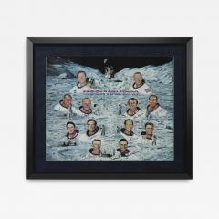 Ron Lewis Moonwalkers Limited Edition Lithograph by Ron Lewis Signed by 11 Moonwalkers - 3479311
