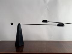 Ron Rezek Rare Pair of Post Modern Adjustable Orbit Lamps by Ron Rezek - 4352451