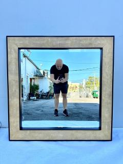 Ron Seff JMF Style Shagreen Framed Square Mirror by Ron Seff - 4641251