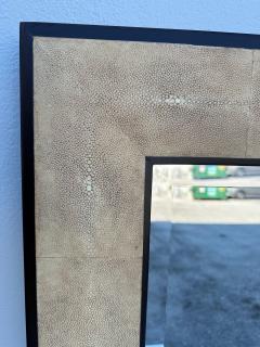 Ron Seff JMF Style Shagreen Framed Square Mirror by Ron Seff - 4641287