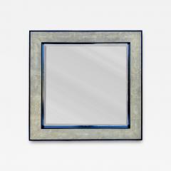 Ron Seff JMF Style Shagreen Framed Square Mirror by Ron Seff - 4738347