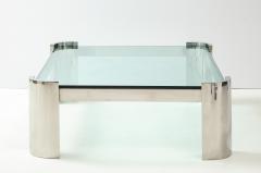 Ron Seff Large Polished Chrome Coffee Table by Ron Seff  - 2128034