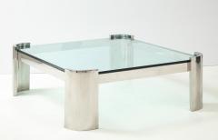 Ron Seff Large Polished Chrome Coffee Table by Ron Seff  - 2128035