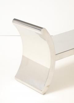 Ron Seff Mirror Polished Stainless Steel RAMSES Bench by Ron Seff - 4270831