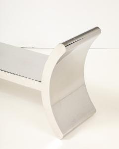 Ron Seff Mirror Polished Stainless Steel RAMSES Bench by Ron Seff - 4270836