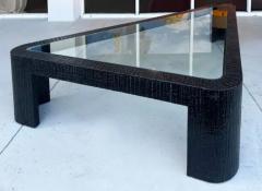 Ron Seff Monumental Vintage Triangular Coffee Table Ron Seff Attributed - 3626458