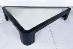 Ron Seff Monumental Vintage Triangular Coffee Table Ron Seff Attributed - 3626513