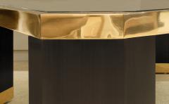 Ron Seff Ron Seff Coffee Table in Gold and Black Nickel 1970s - 220366