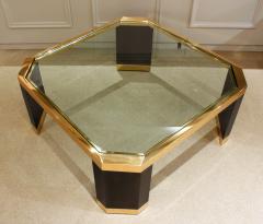 Ron Seff Ron Seff Coffee Table in Gold and Black Nickel 1970s - 220368