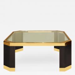 Ron Seff Ron Seff Coffee Table in Gold and Black Nickel 1970s - 221730