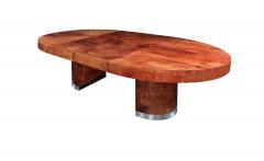 Ron Seff Round Lacquered Goatskin Dining Table by Ron Seff - 173343