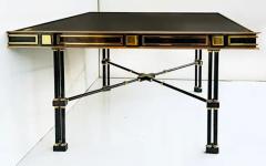 Ron Seff Vintage Ron Seff Substantial Gun Metal Bronze Brass Table circa 1980s - 3528383