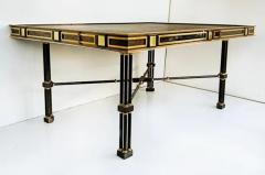 Ron Seff Vintage Ron Seff Substantial Gun Metal Bronze Brass Table circa 1980s - 3528391