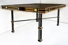 Ron Seff Vintage Ron Seff Substantial Gun Metal Bronze Brass Table circa 1980s - 3528535