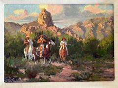 Ron Stewart Western Art Original Oil Painting Below Miners Needle by Ron Stewart USA - 4044137