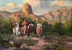 Ron Stewart Western Art Original Oil Painting Below Miners Needle by Ron Stewart USA - 4044138