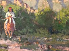 Ron Stewart Western Art Original Oil Painting Below Miners Needle by Ron Stewart USA - 4044144