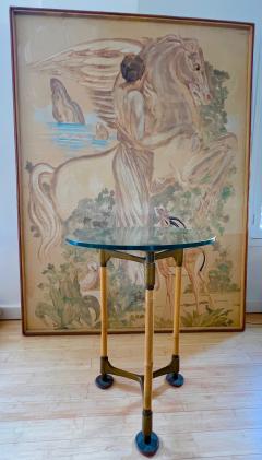 Ronald Cecil Sportes Ronald Cecil Sportes awesome pair of Nouveaux Barbares style side table - 2666873