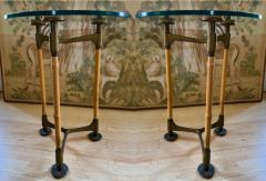 Ronald Cecil Sportes Ronald Cecil Sportes awesome pair of Nouveaux Barbares style side table - 2667115