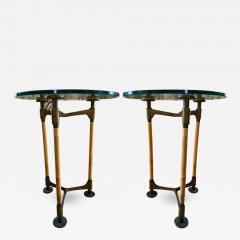 Ronald Cecil Sportes Ronald Cecil Sportes awesome pair of Nouveaux Barbares style side table - 2671314