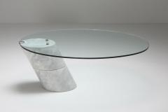 Ronald Schmitt Postmodern Marble Coffee Table by Ronald Schmitt 1980s - 1311652